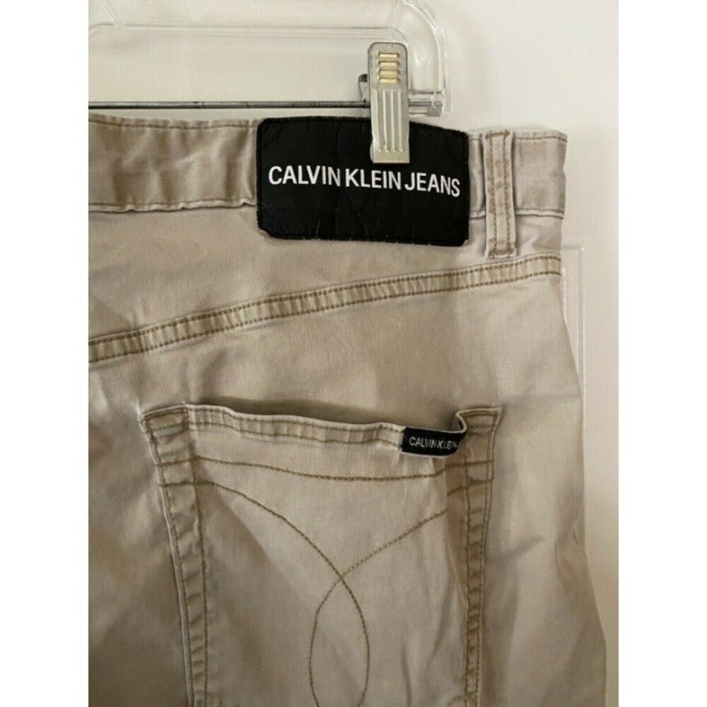 Calvin Klein Men's Refined Stretch Chino Classic Fit Pants (Griffin, 38X32)